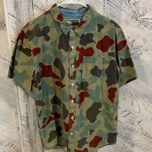 Modern Amusement Camouflage Short Sleeve Men's Shirt